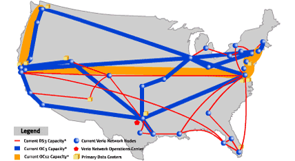 Verio Network Map
