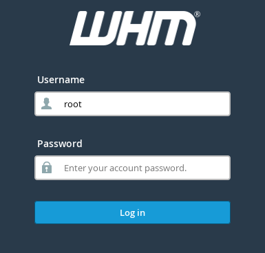 whm login