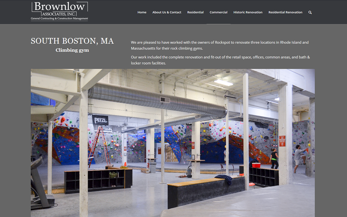 Building Contractor Portfolio Website NH